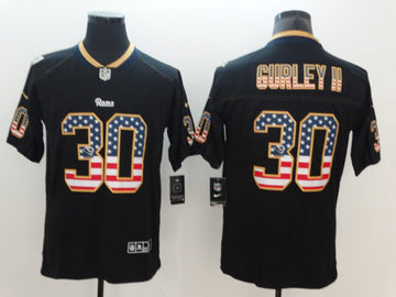 Todd Gurley II Los Angeles Rams black Color Rush jersey