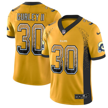 Todd Gurley II Los Angeles Rams gold Color Rush jersey
