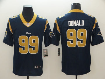 Aaron Donald Los Angeles Rams navy jersey