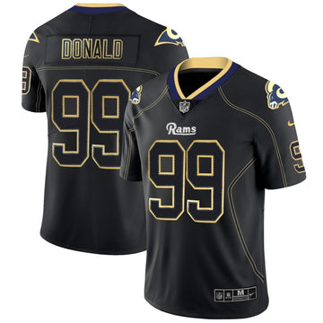 Aaron Donald Los Angeles Rams black Color Rush jersey