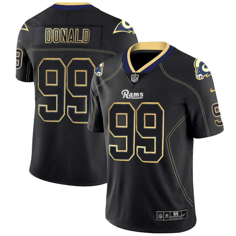Aaron Donald Los Angeles Rams black Color Rush jersey