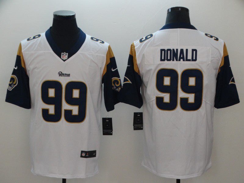 Aaron Donald Los Angeles Rams white jersey