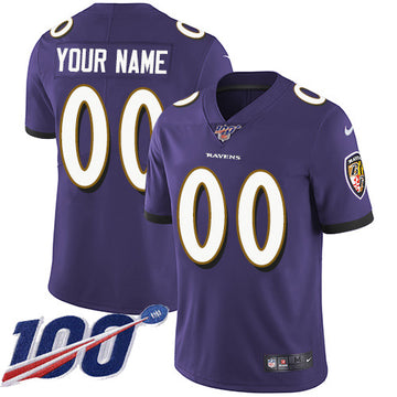 Baltimore Ravens purple jersey