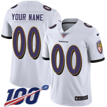Baltimore Ravens white jersey
