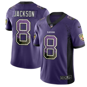 Lamar Jackson Baltimore Ravens purple Color Rush jersey