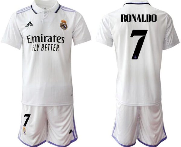 Ronaldo Real Madrid white Home jersey