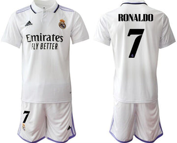Ronaldo Real Madrid white Home jersey