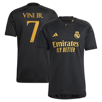 Vini Jr Real Madrid black jersey