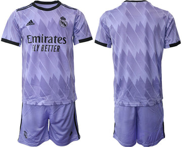 Custom Real Madrid purple Away jersey