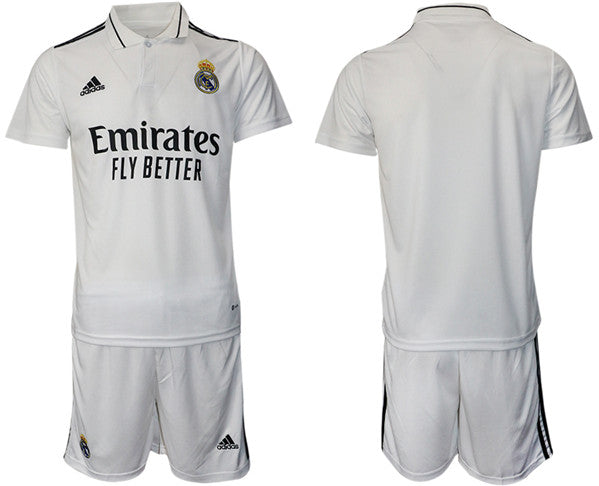 Custom Real Madrid white Home jersey