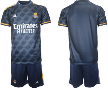 Custom Real Madrid navy Away jersey