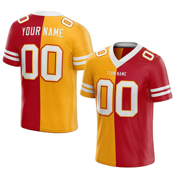 red-yellow Fashion jersey