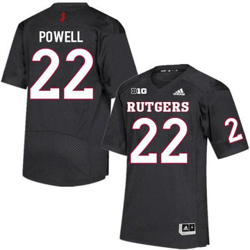 Tyreem Powell Rutgers Scarlet Knights black jersey