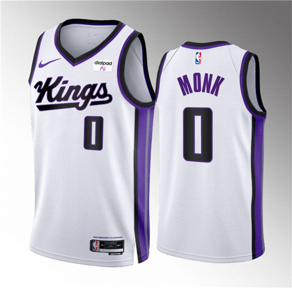 Malik Monk Sacramento Kings white jersey