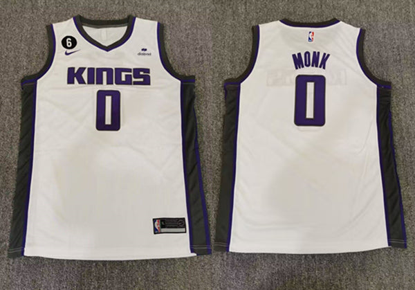Malik Monk Sacramento Kings white jersey