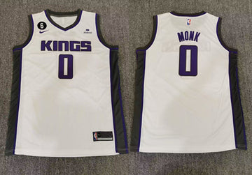 Malik Monk Sacramento Kings white jersey