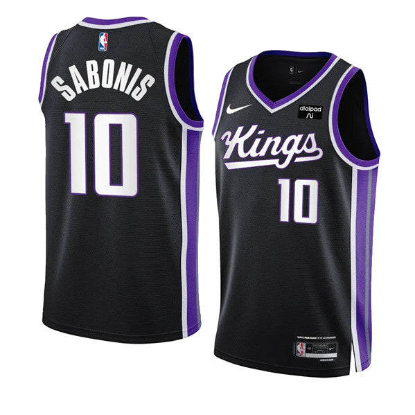 Domantas Sabonis Sacramento Kings black jersey