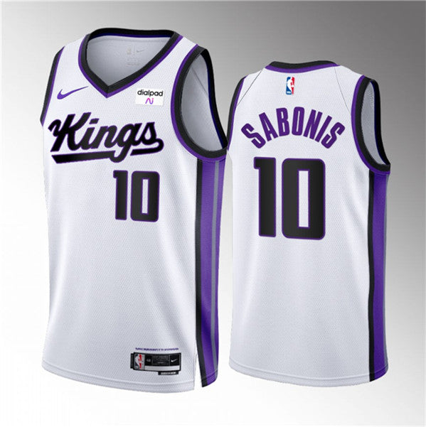 Domantas Sabonis Sacramento Kings white jersey