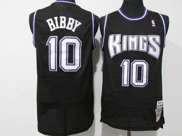 Mike Bibby Sacramento Kings black Throwback jersey