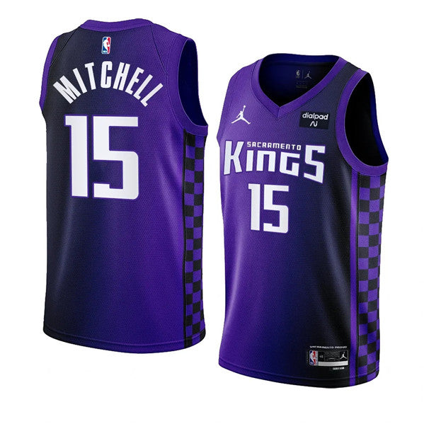 Davion Mitchell Sacramento Kings purple jersey