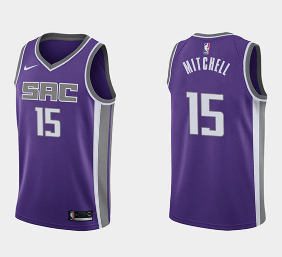 Davion Mitchell Sacramento Kings purple jersey