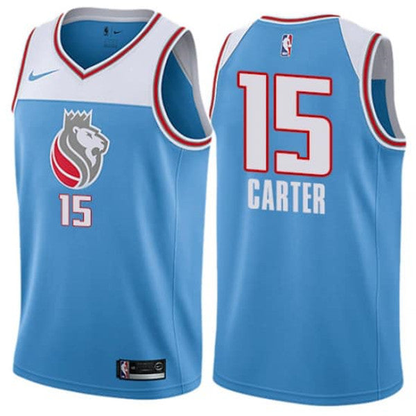 Vince Carter Sacramento Kings blue jersey
