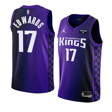 Kessler Edwards Sacramento Kings purple jersey