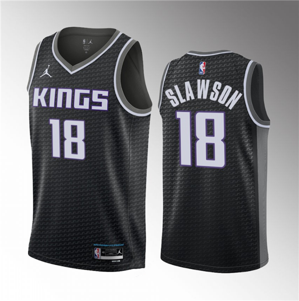 Jalen Slawson Sacramento Kings black jersey