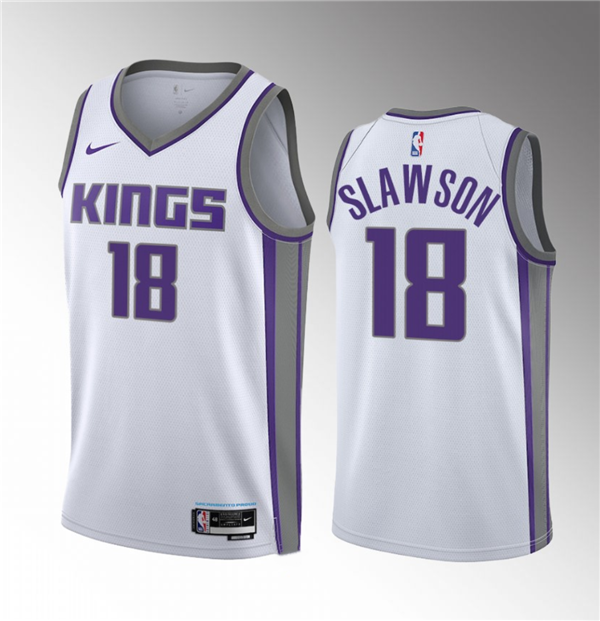 Jalen Slawson Sacramento Kings white jersey