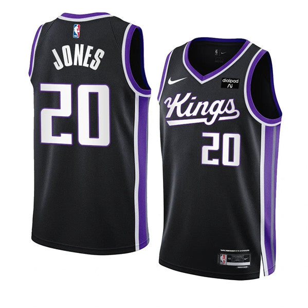Colby Jones Sacramento Kings black jersey