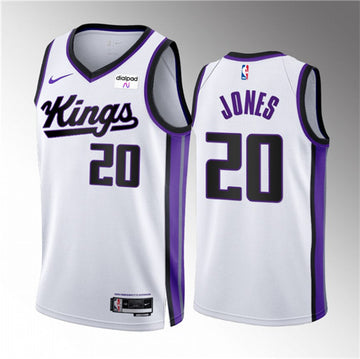 Colby Jones Sacramento Kings white jersey