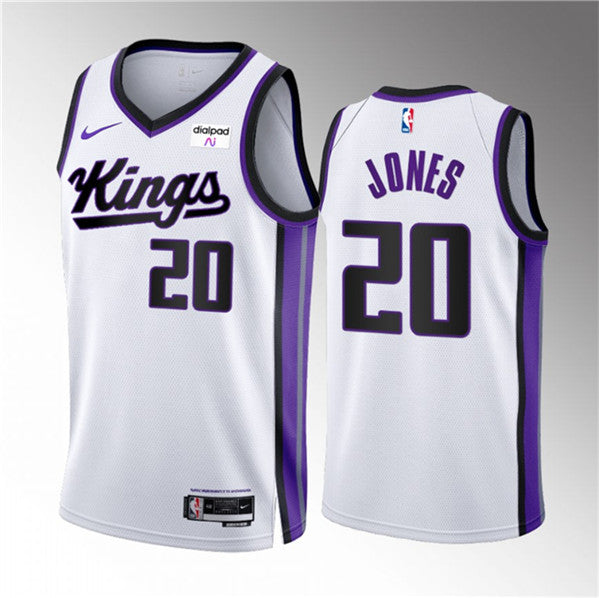 Colby Jones Sacramento Kings white jersey