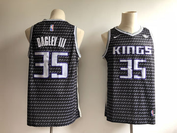 Marvin Bagley III Sacramento Kings black City Edition jersey