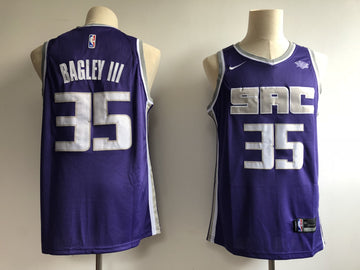 Marvin Bagley III Sacramento Kings purple jersey
