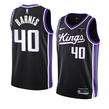 Harrison Barnes Sacramento Kings black jersey