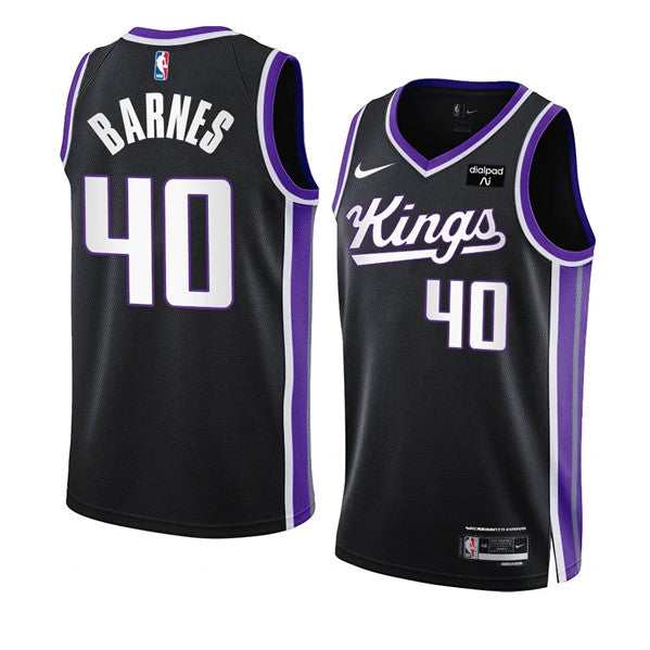 Harrison Barnes Sacramento Kings black jersey