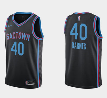 Harrison Barnes Sacramento Kings black jersey