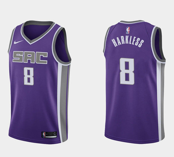 Maurice Harkless Sacramento Kings purple jersey