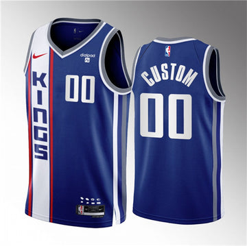 Custom Sacramento Kings blue City Edition jersey