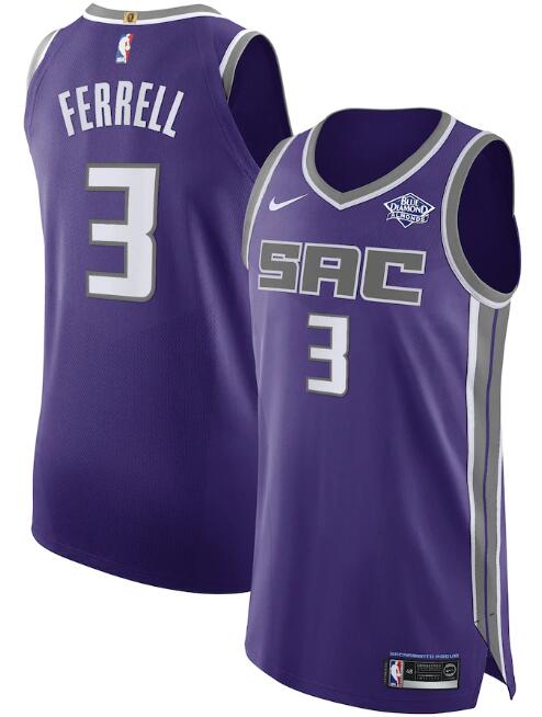 Sacramento Kings purple jersey