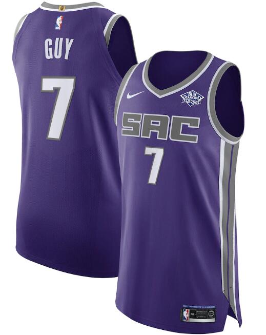 Sacramento Kings purple jersey