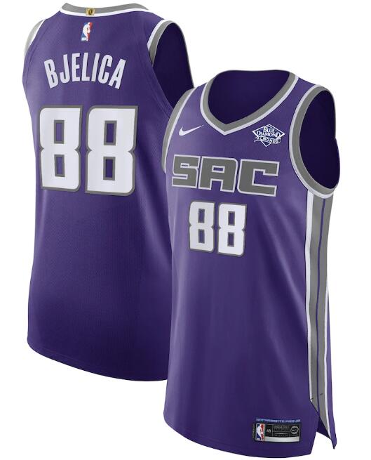 Sacramento Kings purple jersey