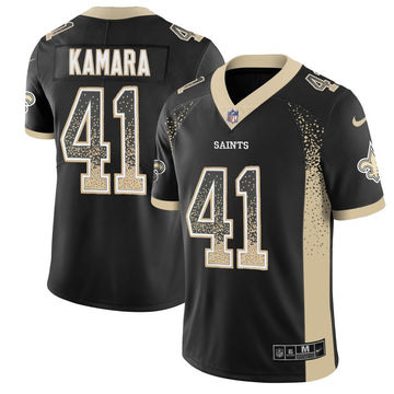 Alvin Kamara New Orleans Saints black Color Rush jersey