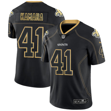 Alvin Kamara New Orleans Saints black Color Rush jersey