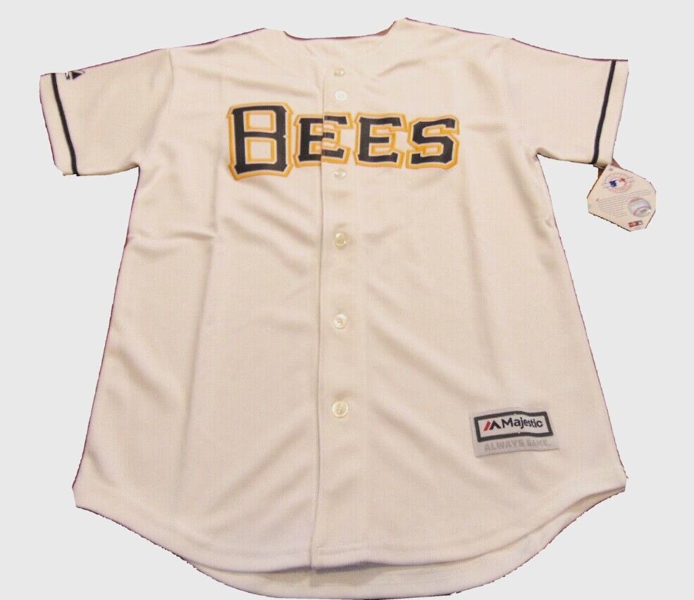Custom Salt Lake Bees cream jersey
