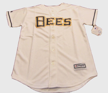 Custom Salt Lake Bees cream jersey