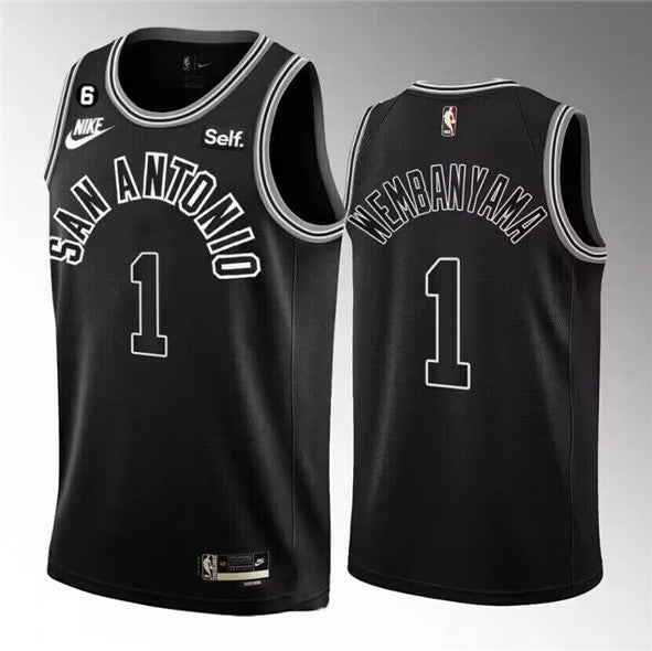 Victor Wembanyama San Antonio Spurs black Classic jersey