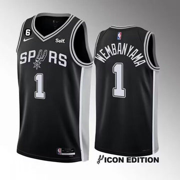Victor Wembanyama San Antonio Spurs black jersey