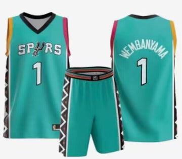 Victor Wembanyama San Antonio Spurs teal jersey