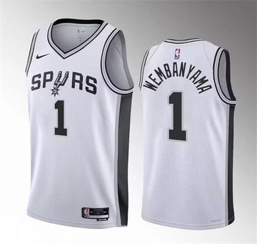 Victor Wembanyama San Antonio Spurs white jersey